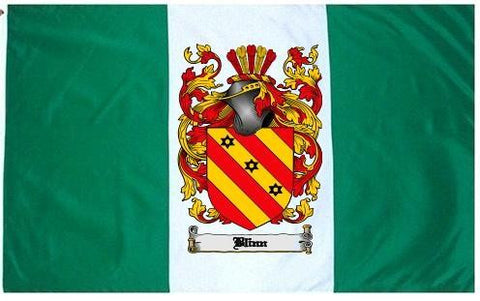 Blinn family crest coat of arms flag