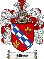 Blisse coat of arms family crest download