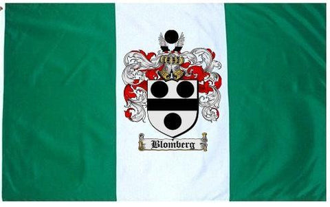 Blomberg family crest coat of arms flag