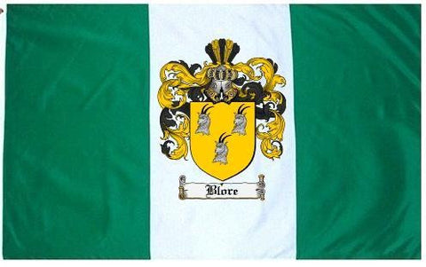 Blore family crest coat of arms flag