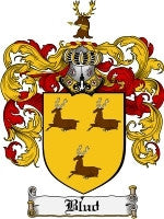 Blud coat of arms family crest download