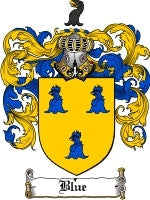 Blue coat of arms family crest download