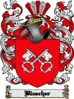 Bluecher coat of arms family crest download