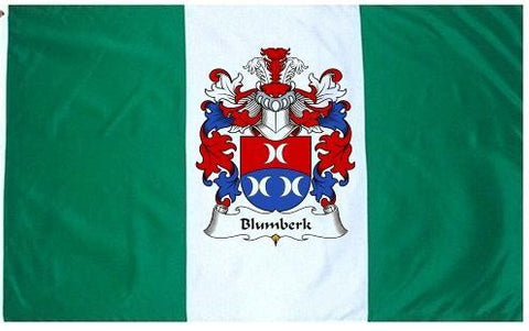Blumberk family crest coat of arms flag