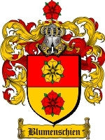 Blumenschien coat of arms family crest download