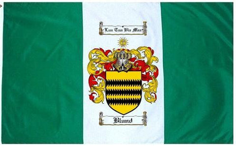 Blund family crest coat of arms flag