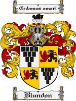 Blundon coat of arms family crest download