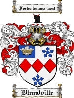 Blundville coat of arms family crest download