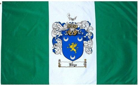 Blye family crest coat of arms flag