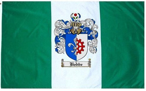 Bobbe family crest coat of arms flag