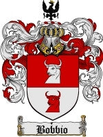 Bobbio coat of arms family crest download