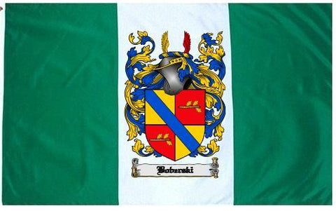 Boberski family crest coat of arms flag