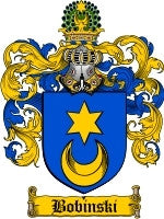 Bobinski coat of arms family crest download