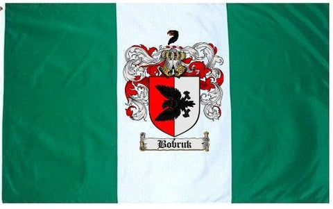 Bobruk family crest coat of arms flag