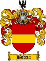 Boccia Family Crest Coat of Arms JPG or PDF Image Download