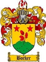 Bocker coat of arms family crest download