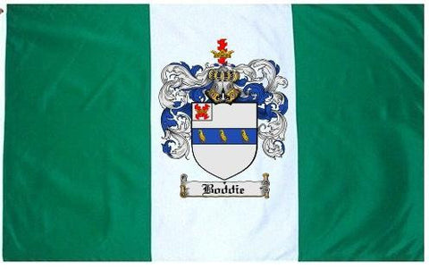 Boddie family crest coat of arms flag