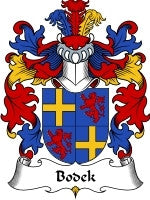 Bodek coat of arms family crest download