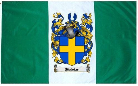 Bodeker family crest coat of arms flag