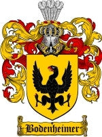 Bodenheimer coat of arms family crest download