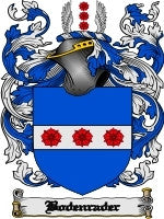 Bodenrader coat of arms family crest download