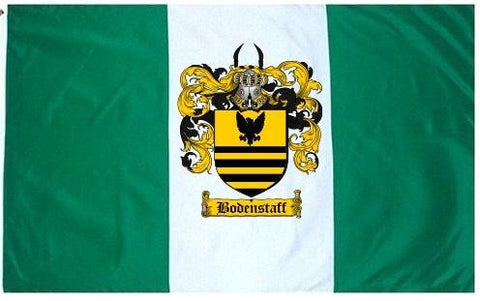 Bodenstaff family crest coat of arms flag