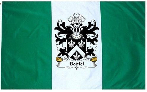 Bodfel family crest coat of arms flag