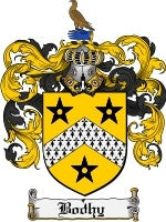 Bodhy coat of arms family crest download