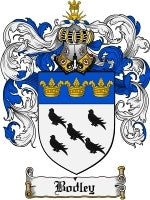 Bodley coat of arms family crest download