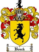 Boeck coat of arms family crest download