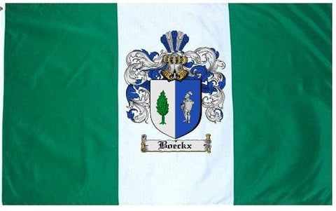 Boeckx family crest coat of arms flag