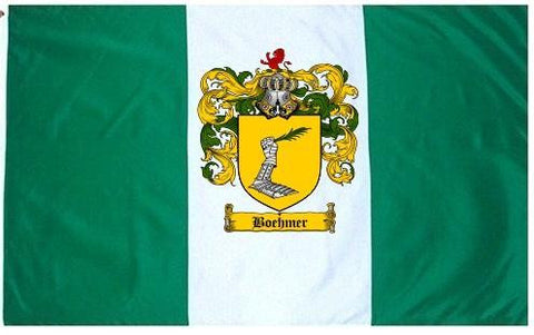 Boehmer family crest coat of arms flag