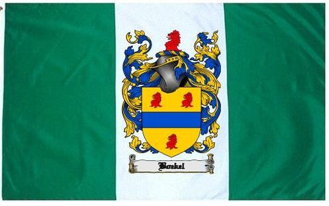 Boekel family crest coat of arms flag