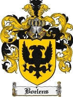 Boelens coat of arms family crest download