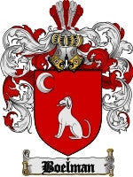 Boelman coat of arms family crest download