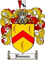 Boeman coat of arms family crest download