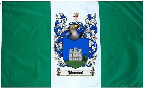Boerckel family crest coat of arms flag
