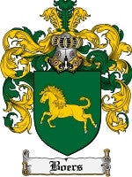 Boers coat of arms family crest download