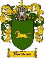 Boersema coat of arms family crest download