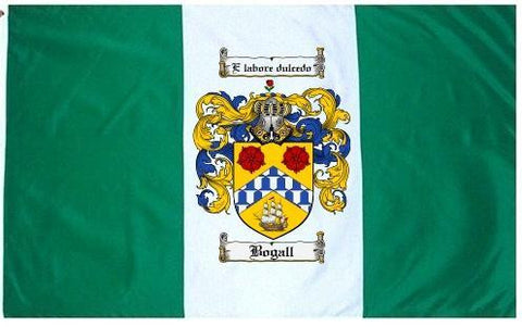 Bogall family crest coat of arms flag