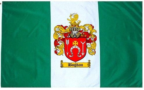 Bogdan family crest coat of arms flag