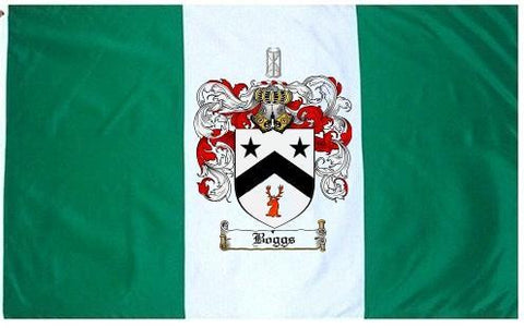 Boggs family crest coat of arms flag