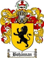 Bohannan coat of arms family crest download