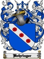 Bohringer coat of arms family crest download