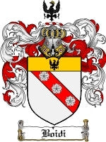 Boidi coat of arms family crest download