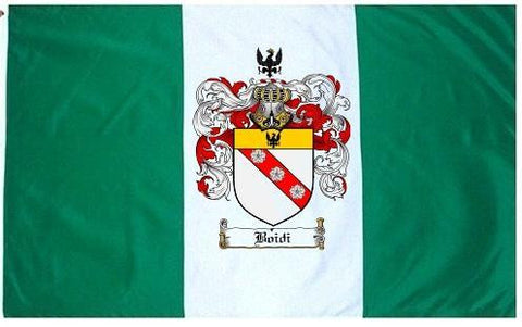 Boidi family crest coat of arms flag