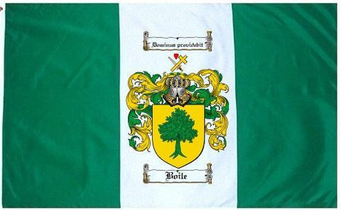 Boile family crest coat of arms flag