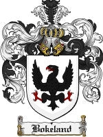 Bokeland coat of arms family crest download
