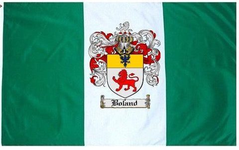 Boland family crest coat of arms flag