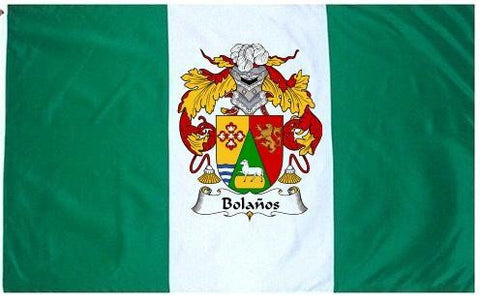 Bolanos family crest coat of arms flag